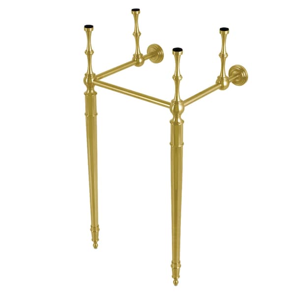 Kingston Brass Brass Console Sink Legs, Brushed Brass VPB33147 - main